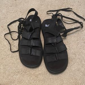 NWOF Dr Martens Doc Martens Kristina lace up chunky platform sandal